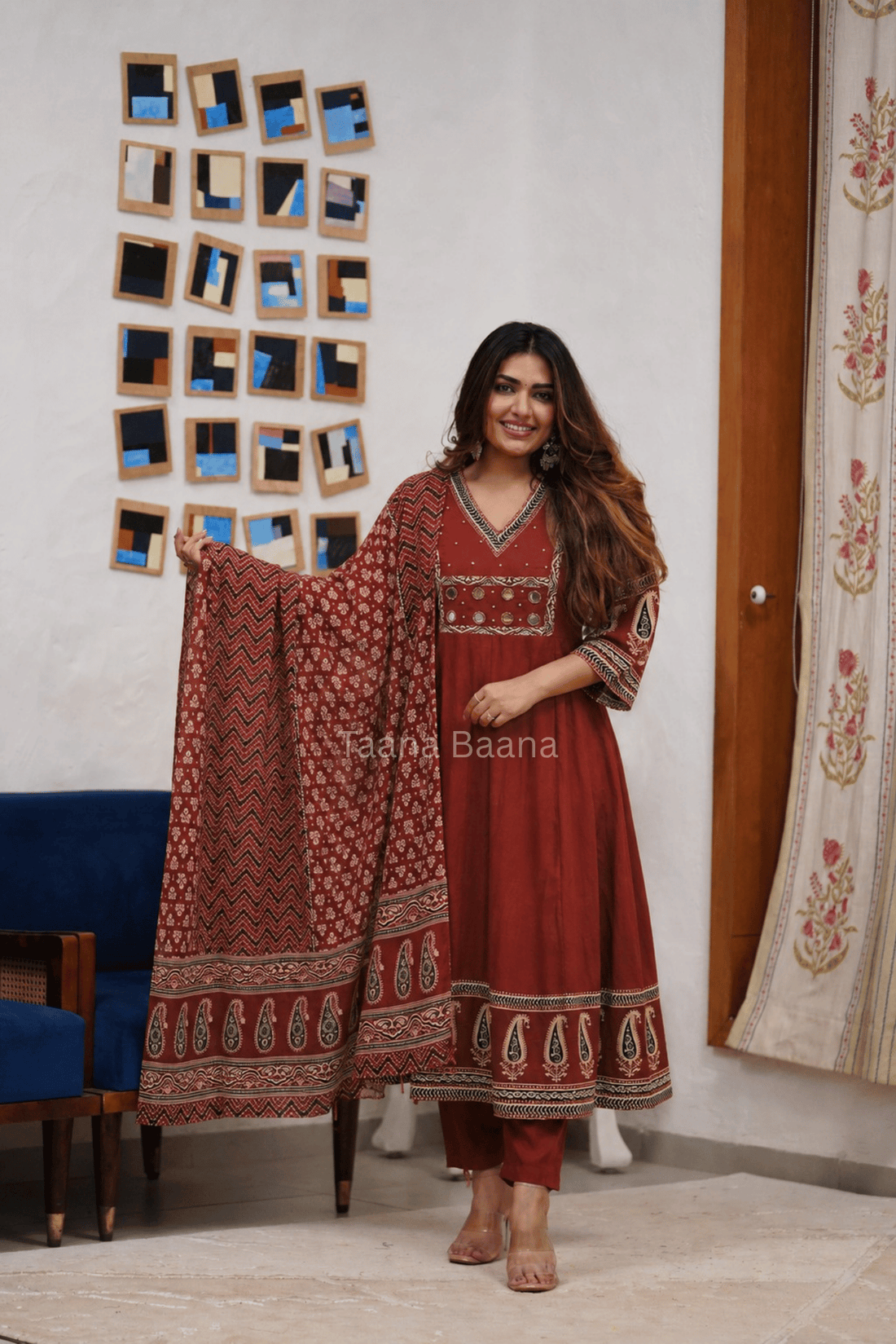 Dupatta Pant Set