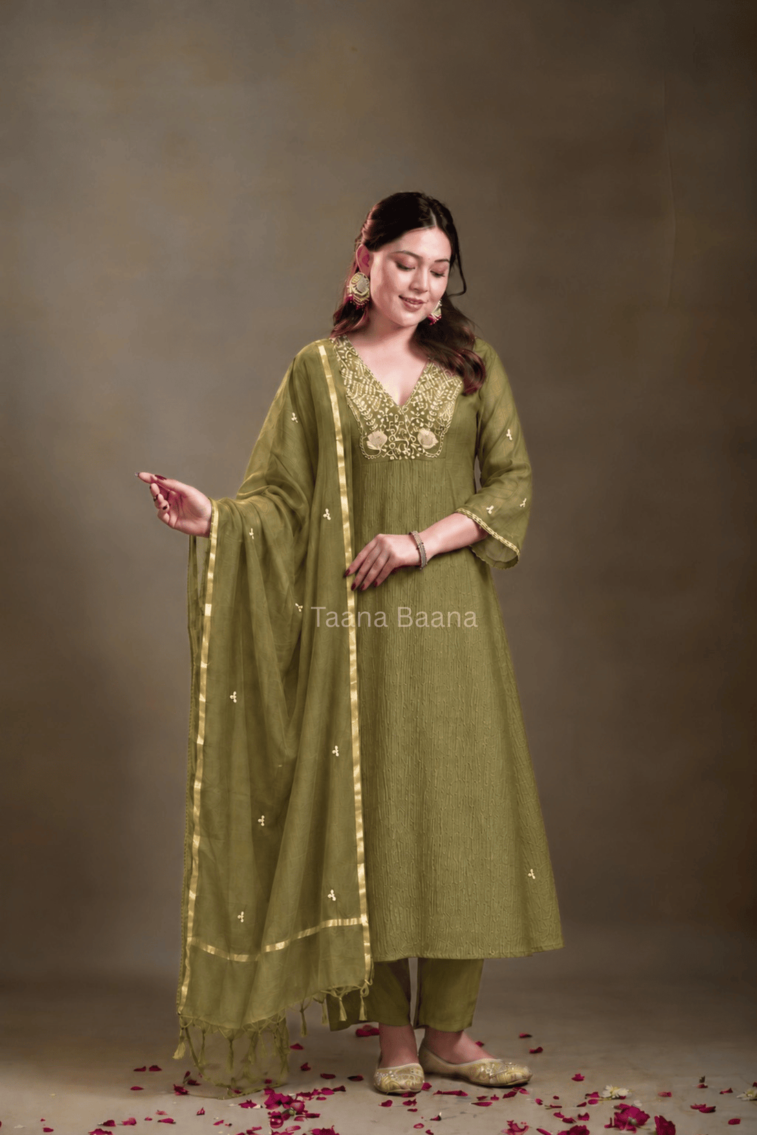 Dupatta Pant Set