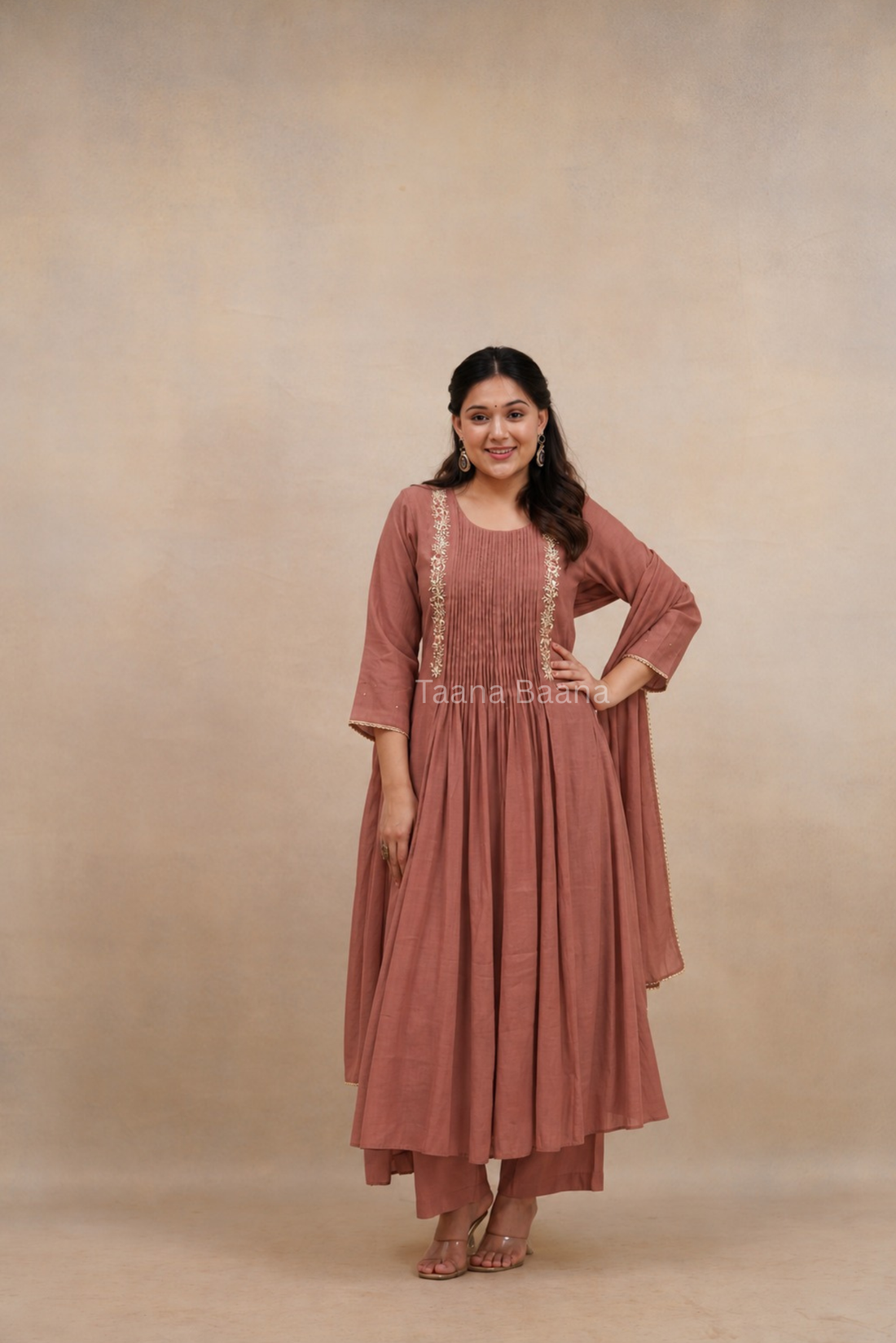 Anarkali Dupatta Set