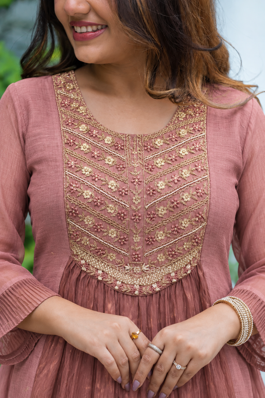 Anarkali Dupatta Set