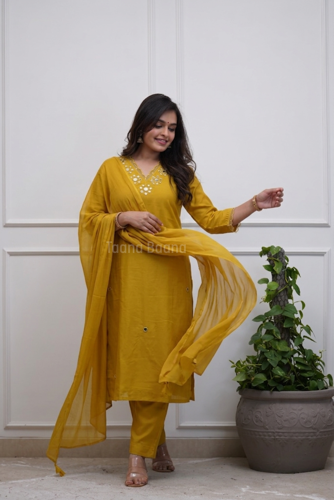 Dupatta Pant Set