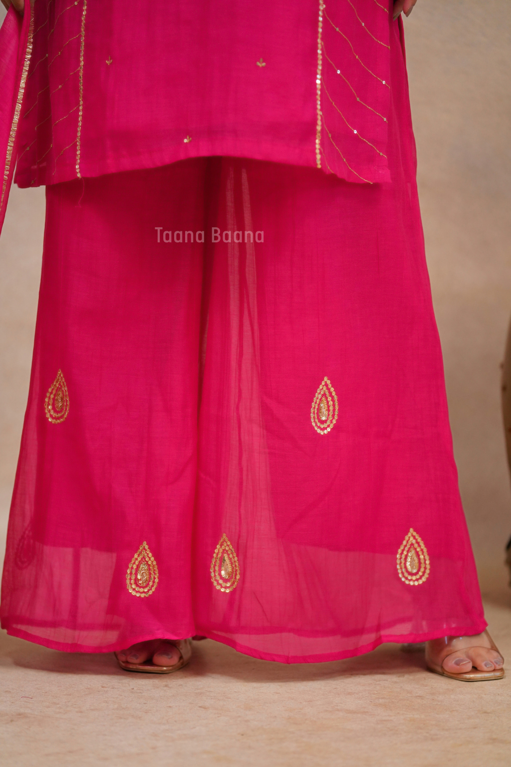 Dupatta Plazo Set