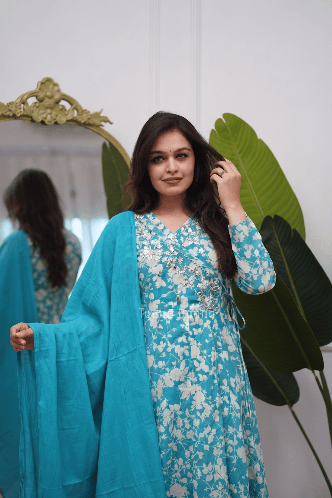 Anarkali Dupatta Suit