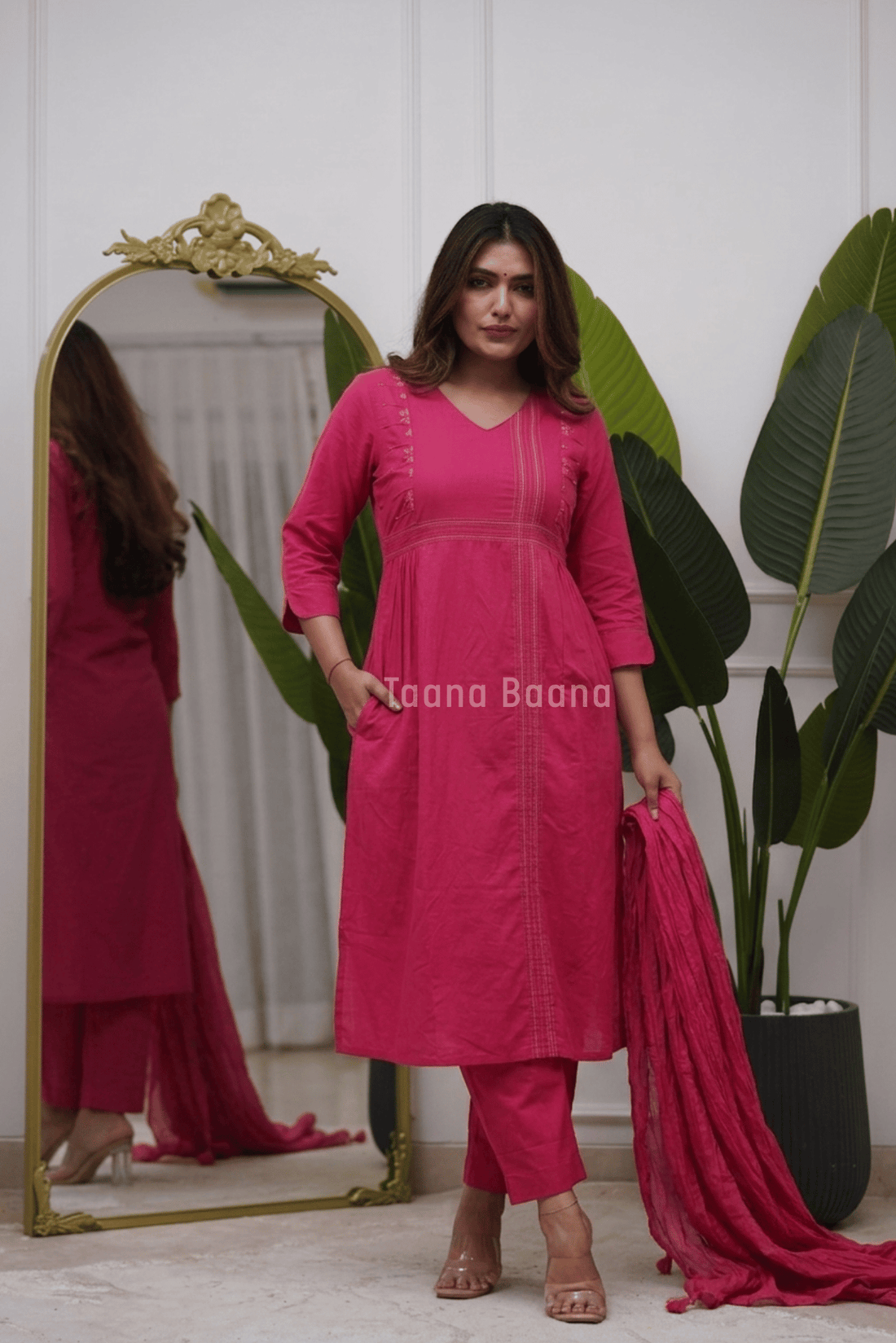 Dupatta Pant Set
