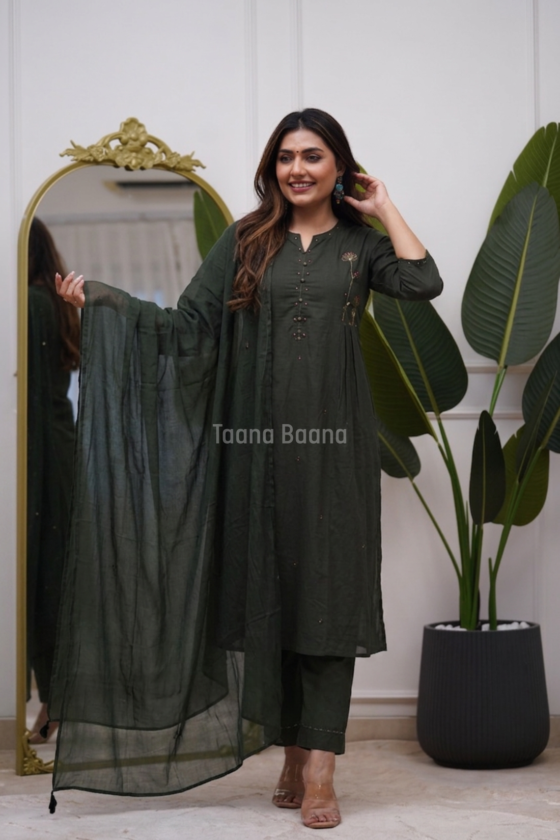 Dupatta Pant Set