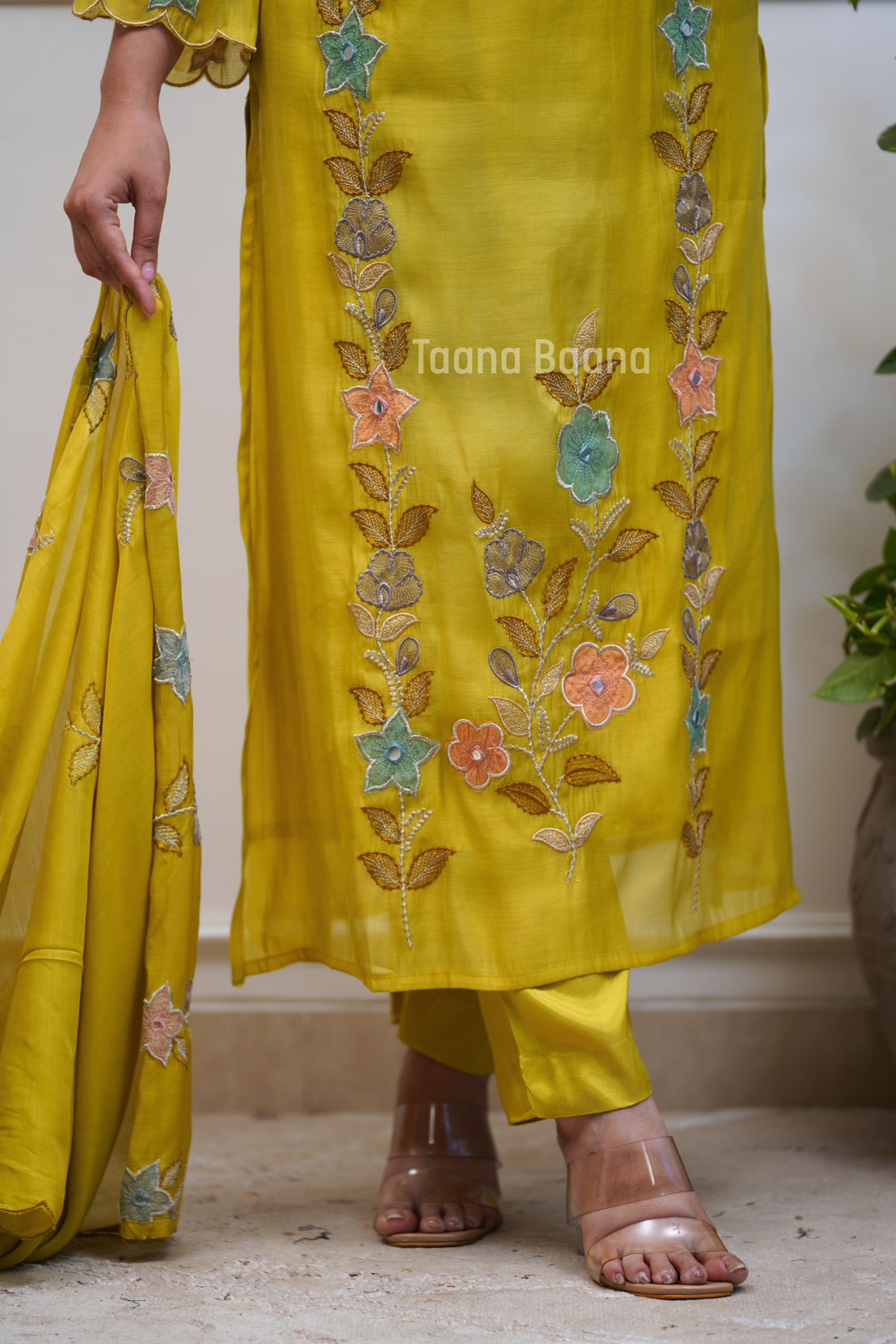 Dupatta Pant Set