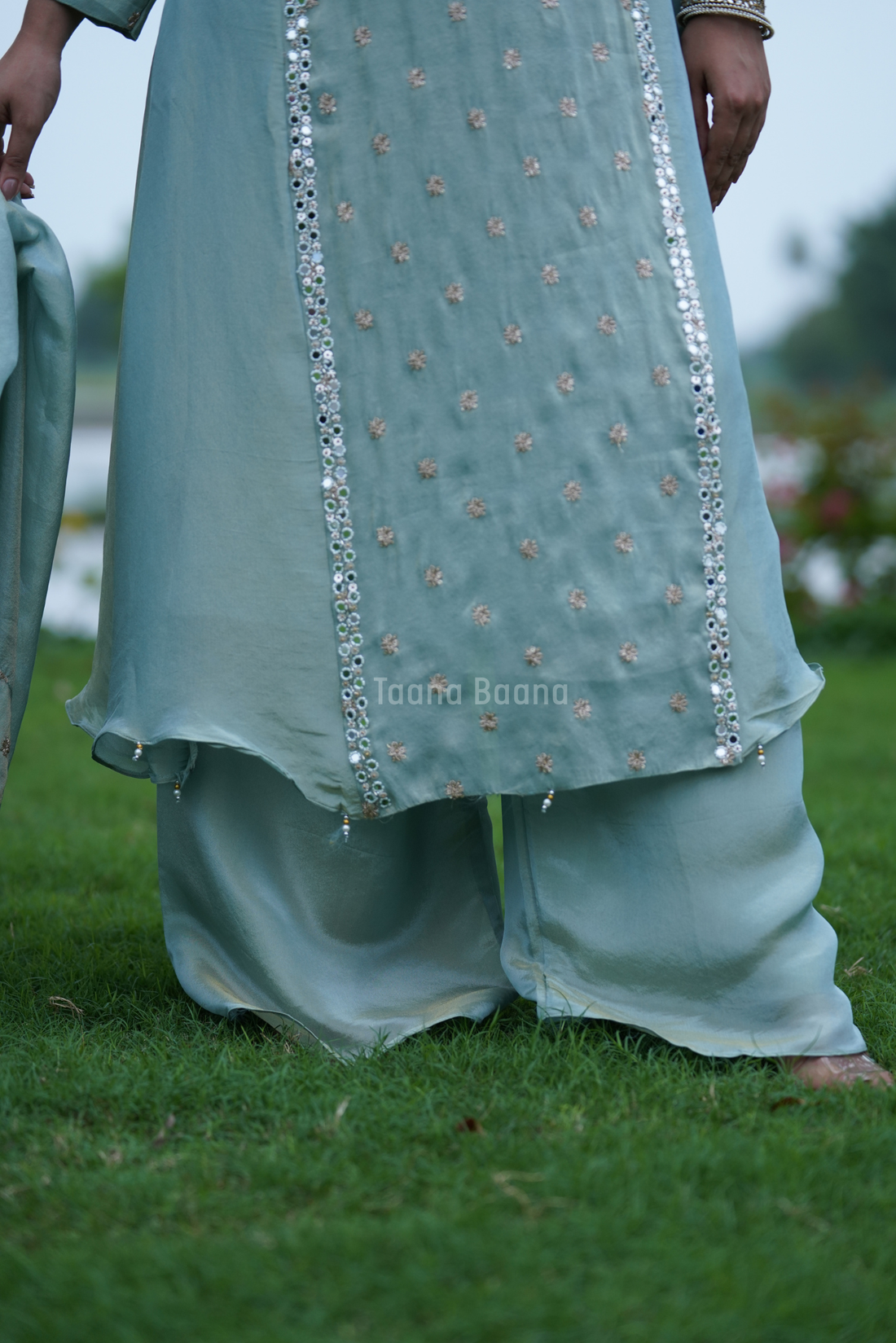 Dupatta Plazo Set