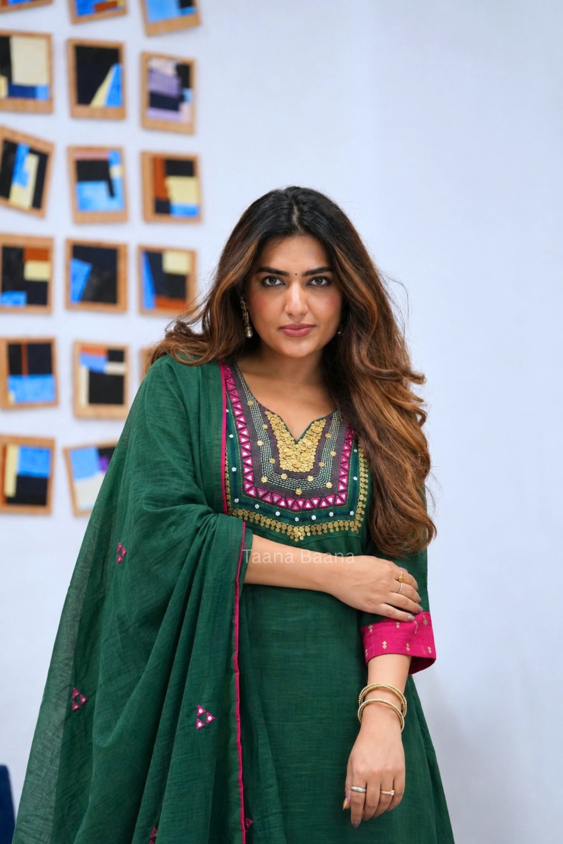 Anarkali Dupatta Set