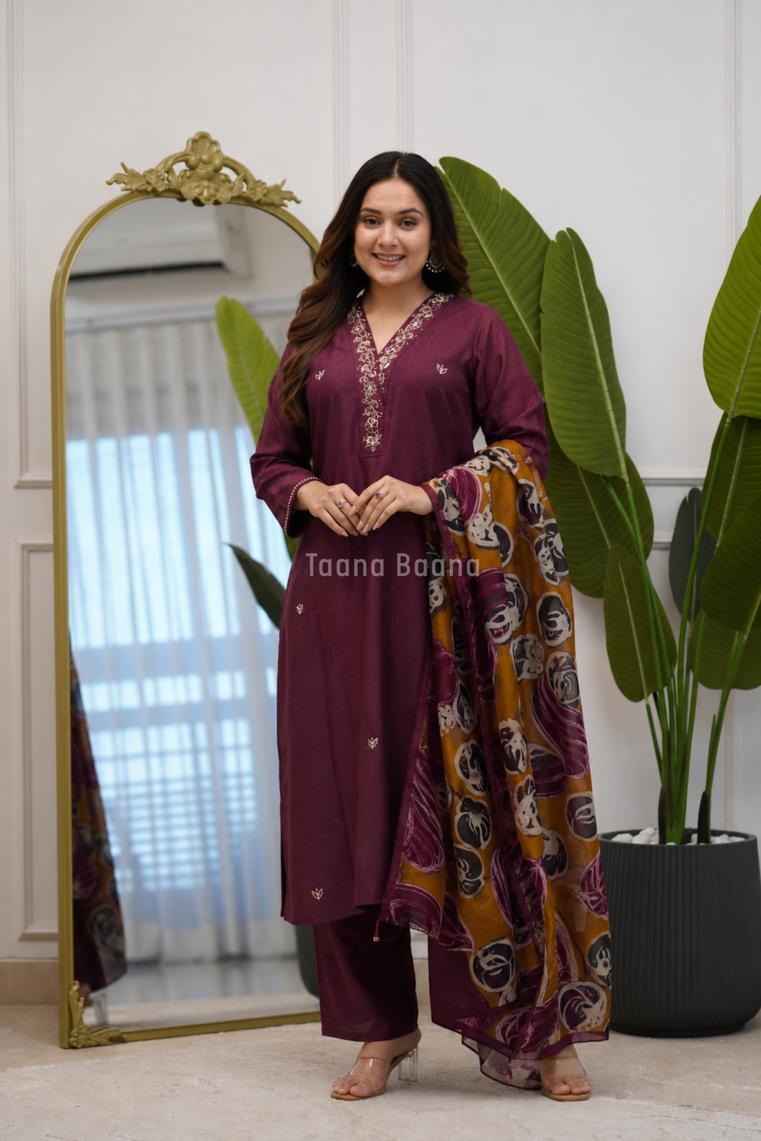 Dupatta Pant Set