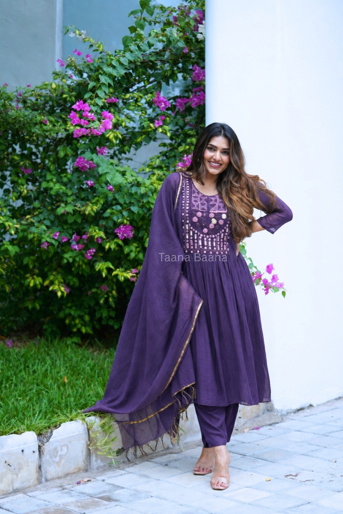 Anarkali Dupatta Set