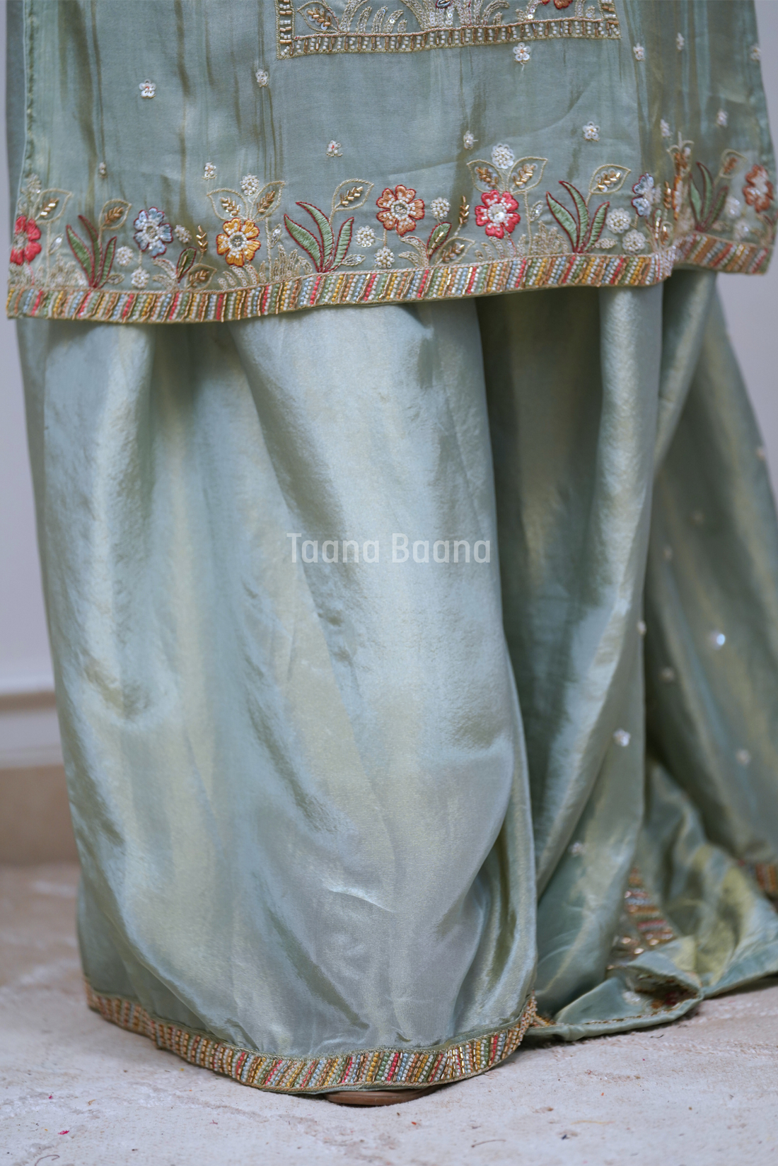 Dupatta Plazo Set