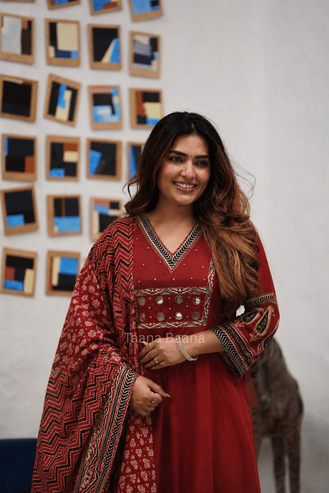 Dupatta Pant Set
