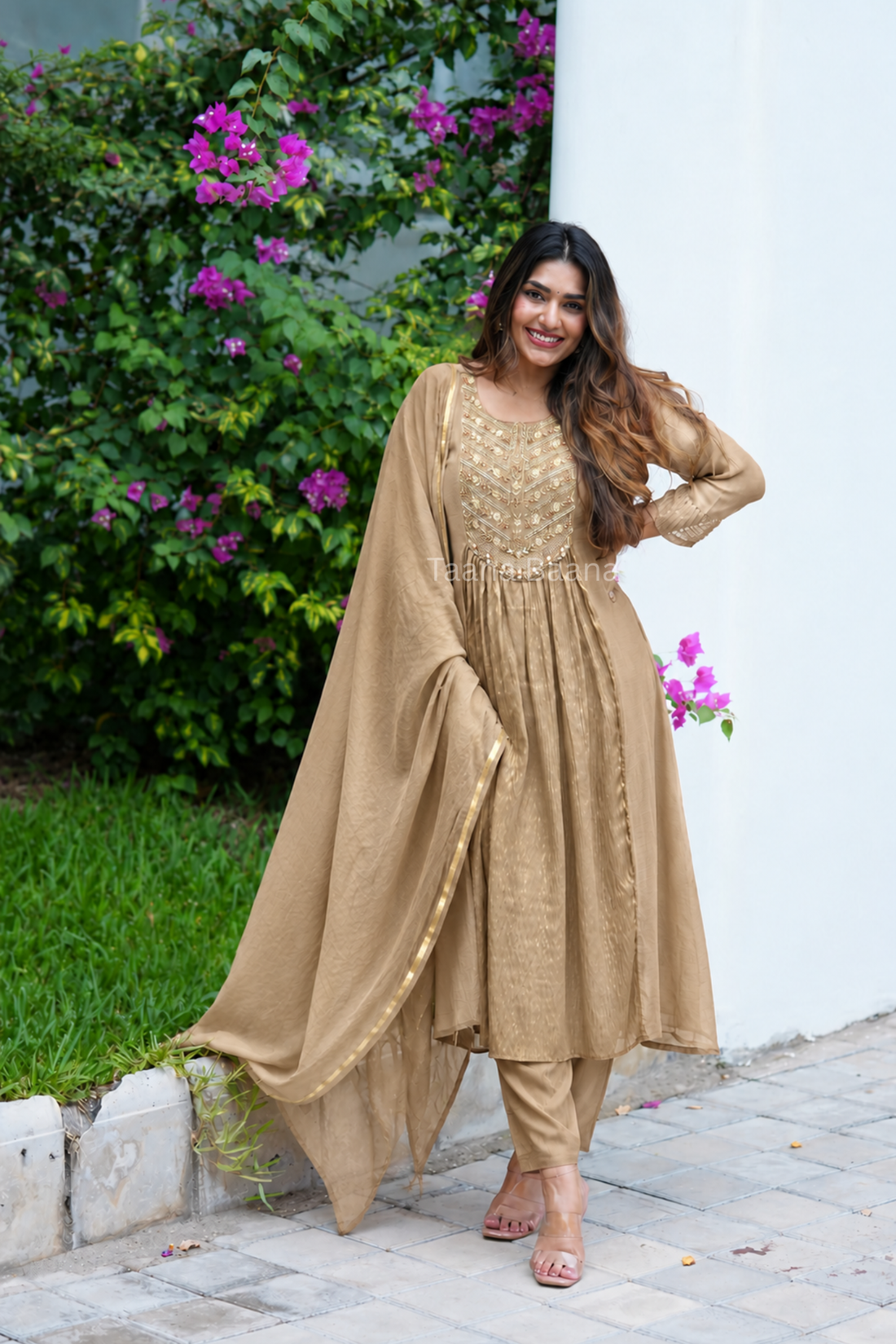 Anarkali Dupatta Set
