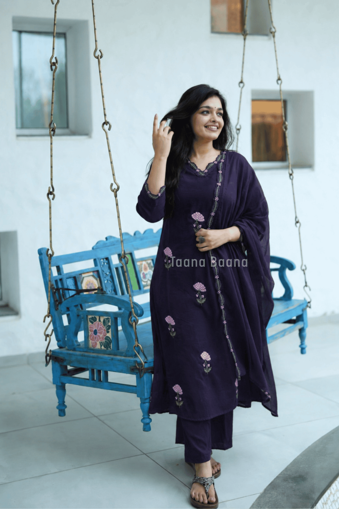 Dupatta Pant Set