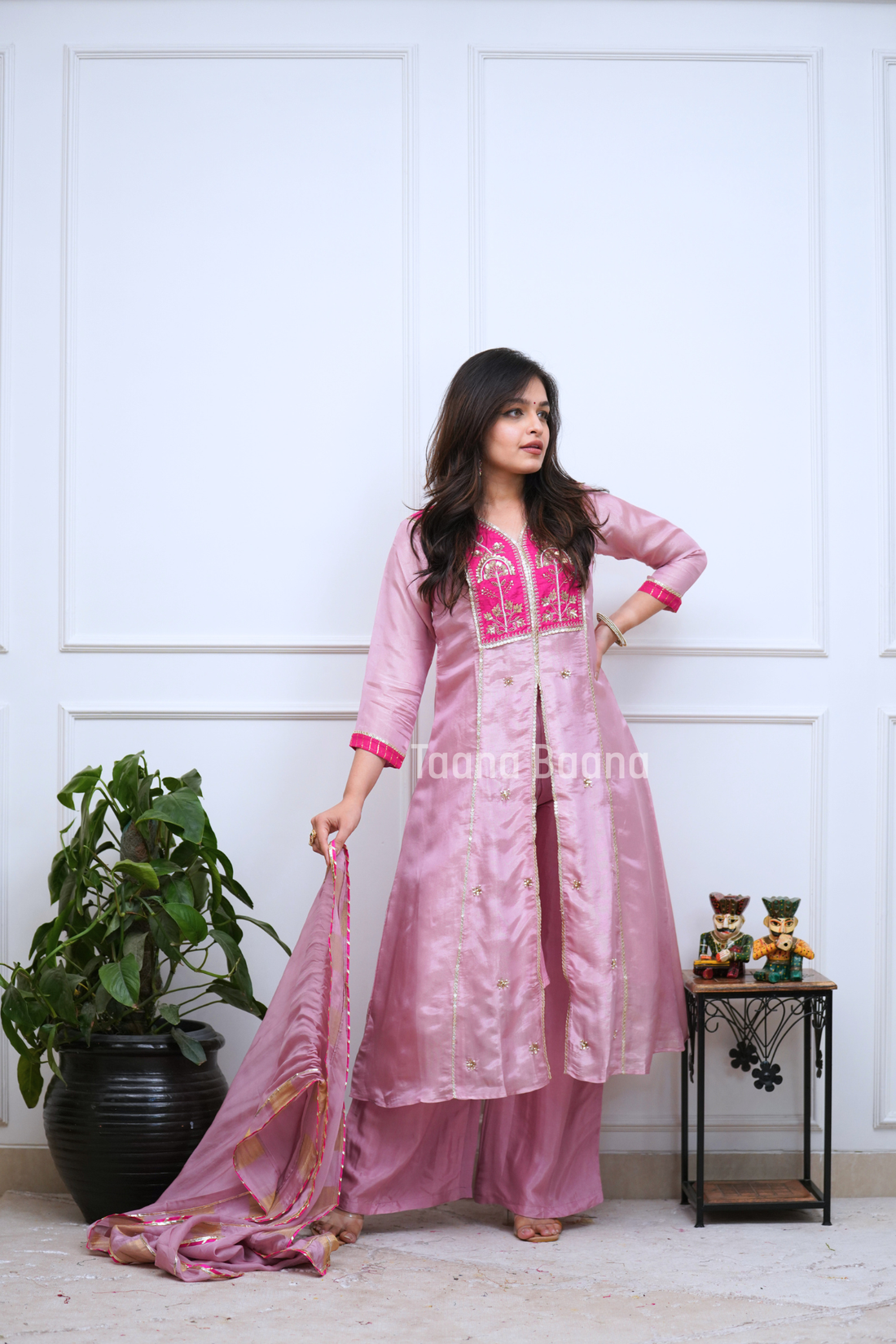 Dupatta Plazo Set