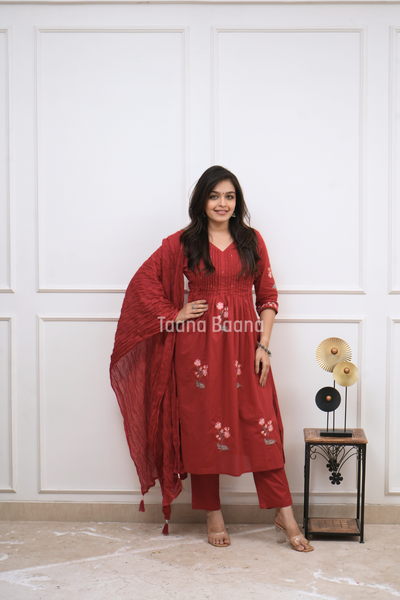 Dupatta Pant Set