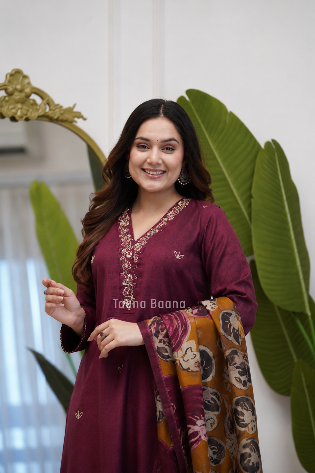 Dupatta Pant Set