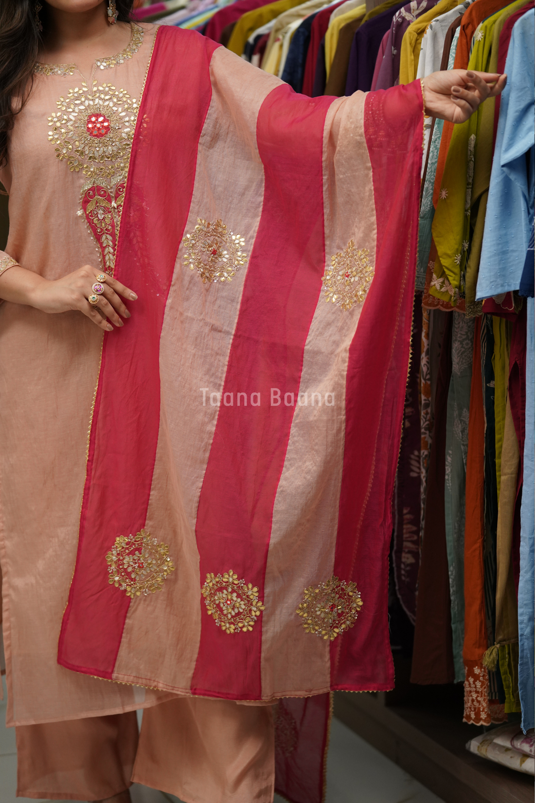 Dupatta Pant Set