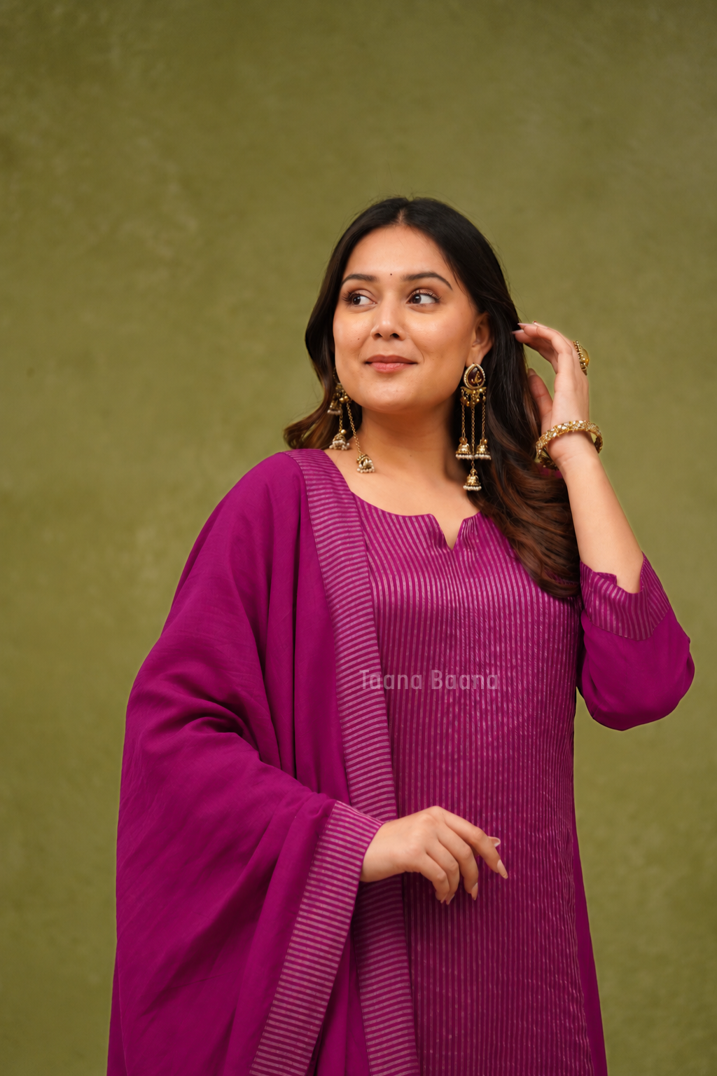 Anarkali Dupatta Set