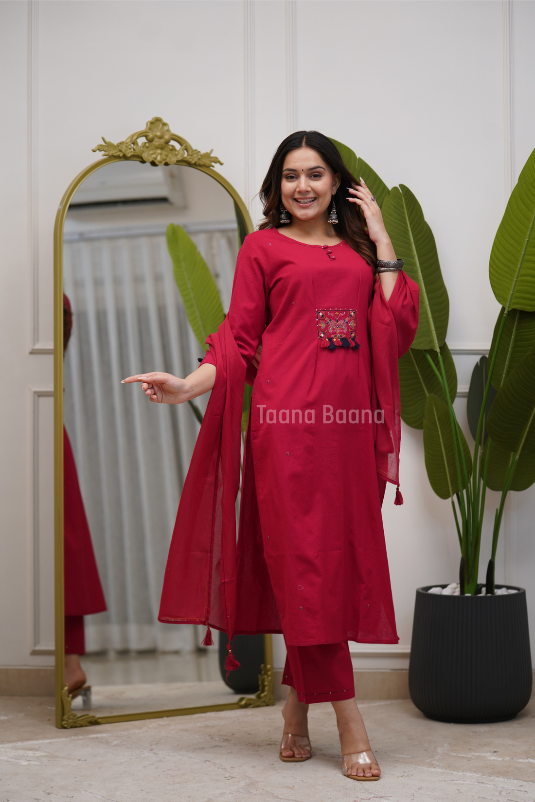 Dupatta Pant Set