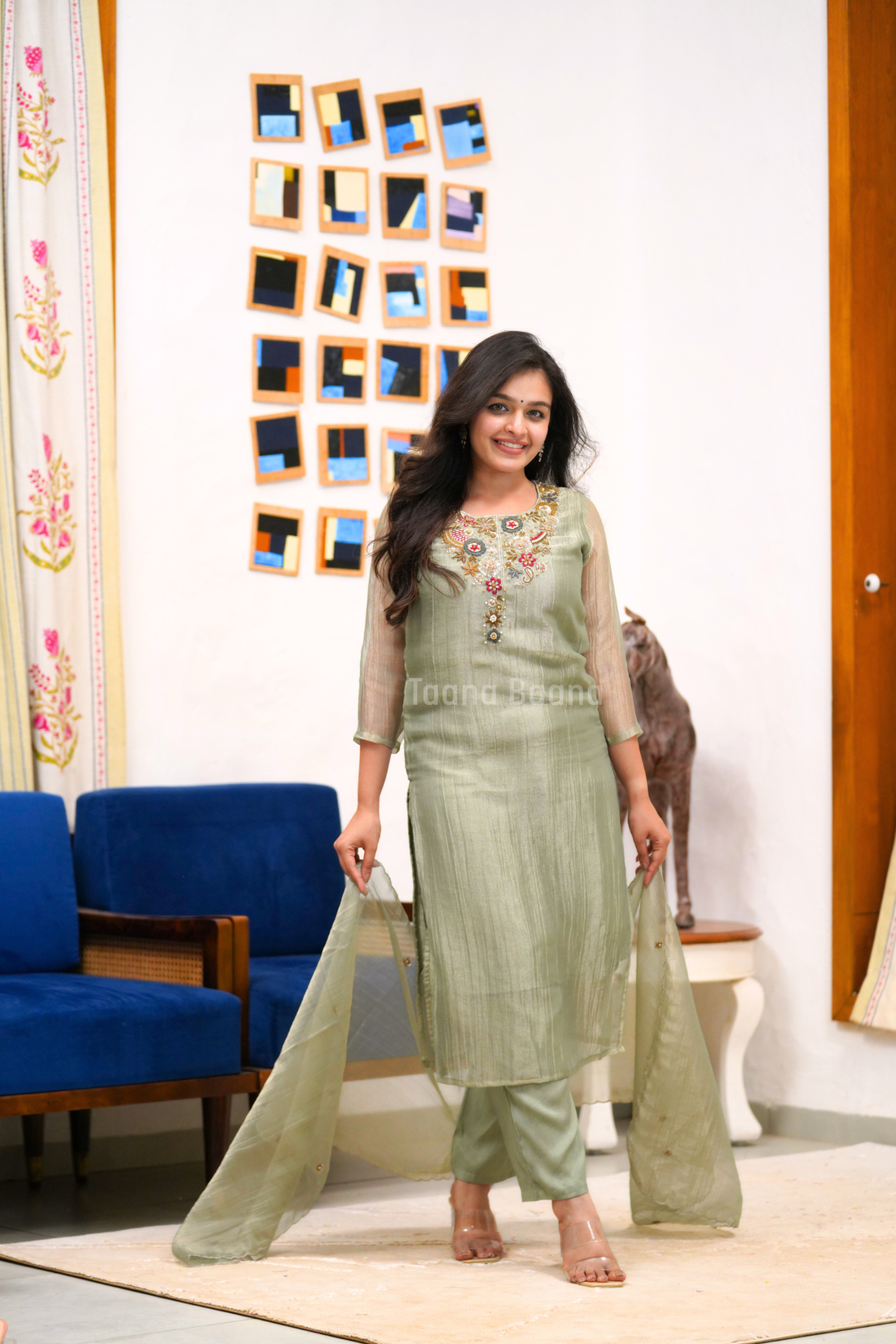 Dupatta Pant Set