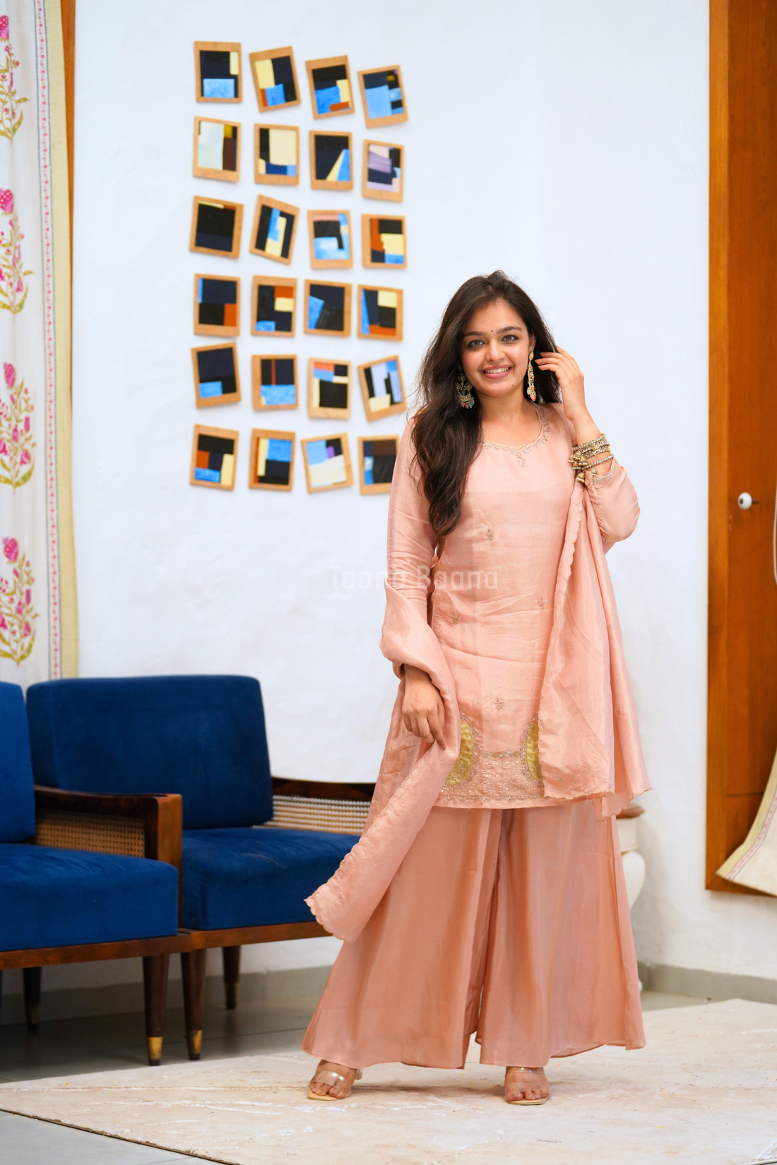 Dupatta Plazo Set