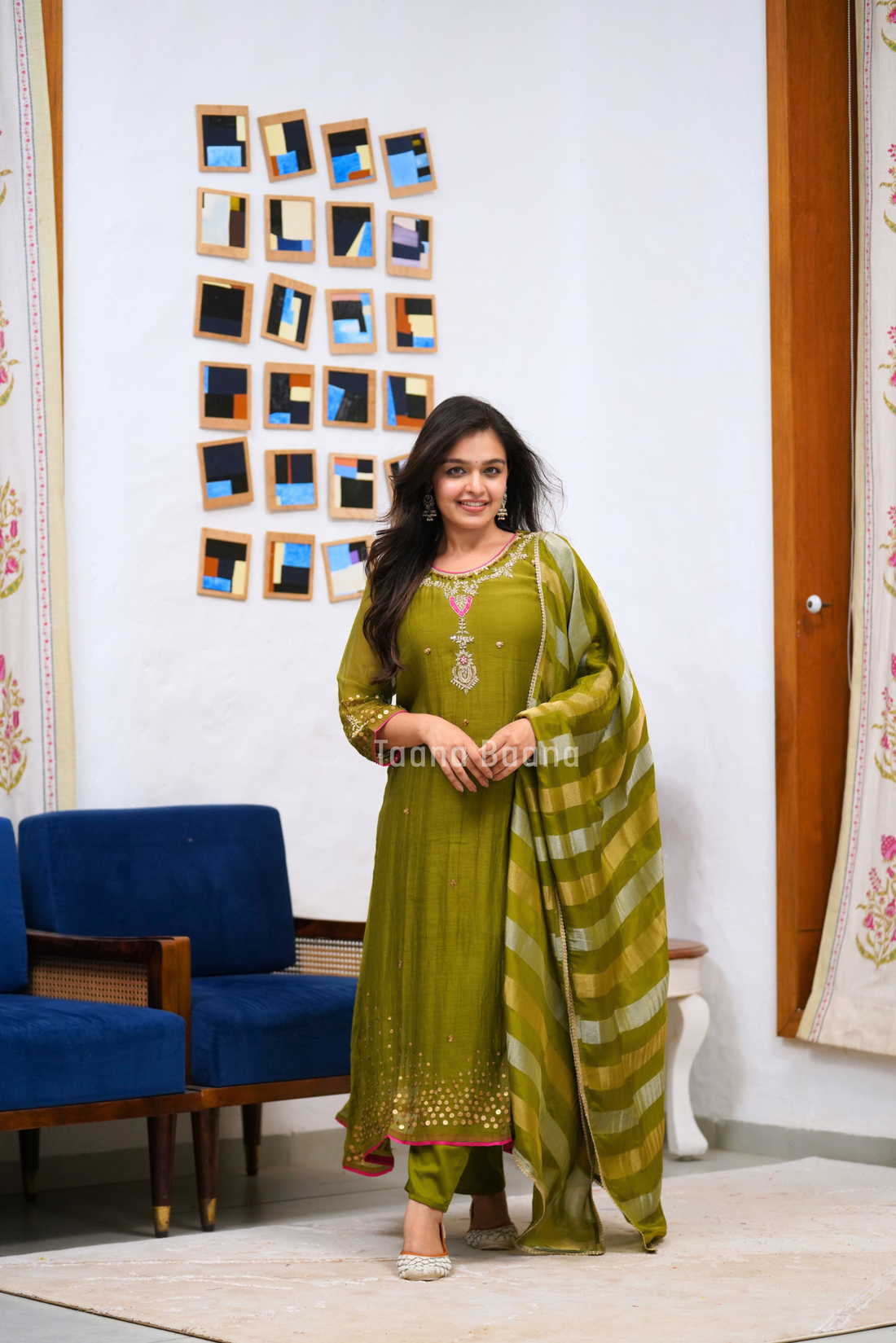 Dupatta Pant Set