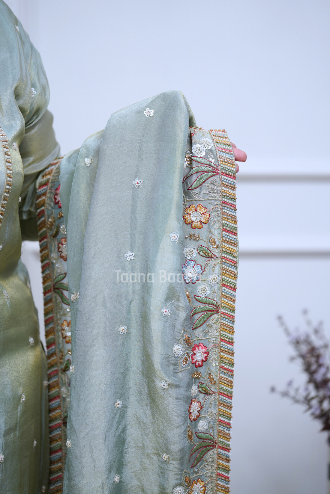 Dupatta Plazo Set