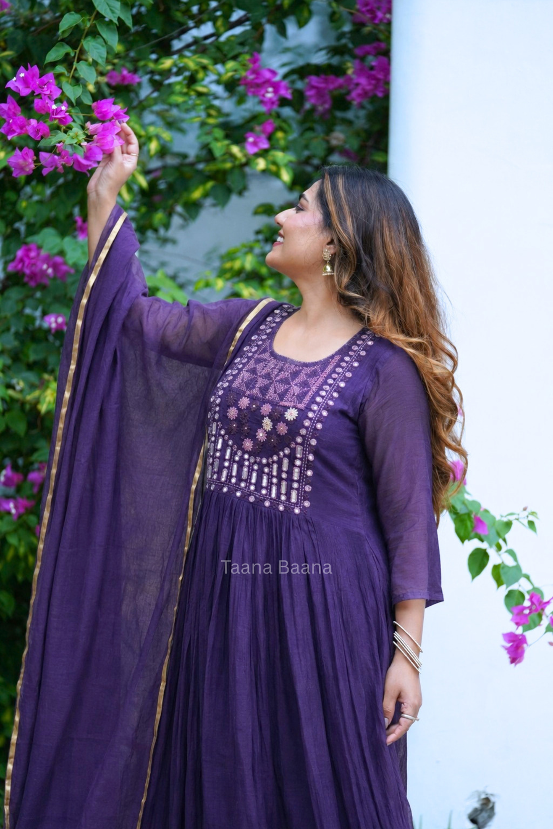 Anarkali Dupatta Set