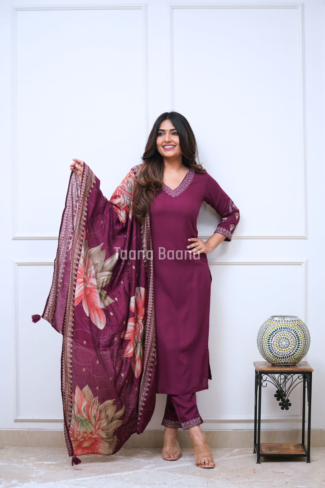 Dupatta Pant Set