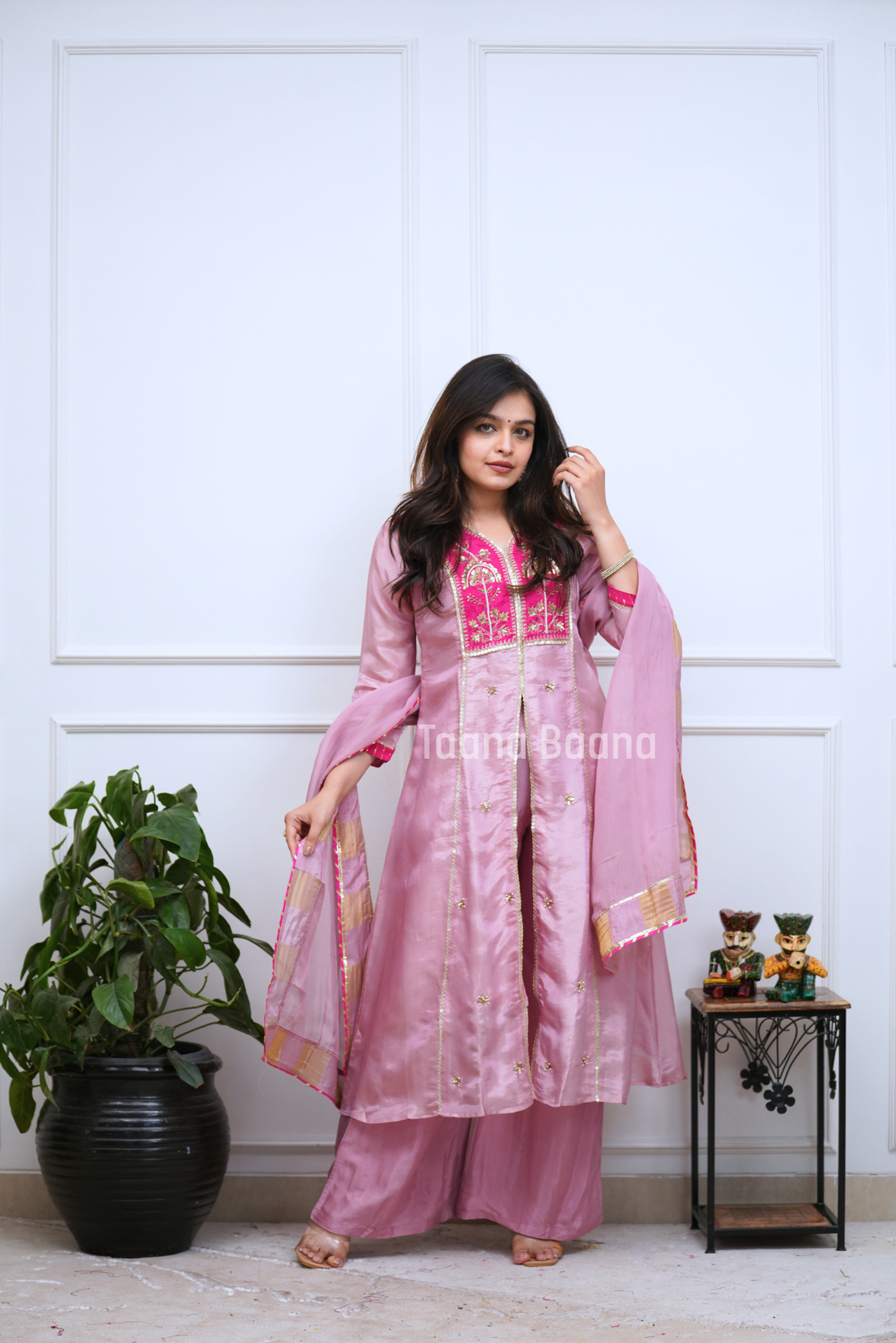 Dupatta Plazo Set