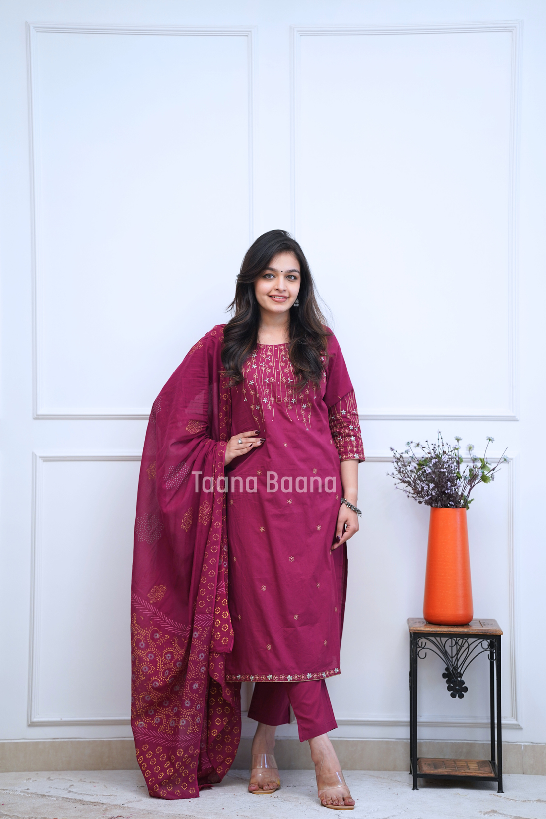 Dupatta Pant Set