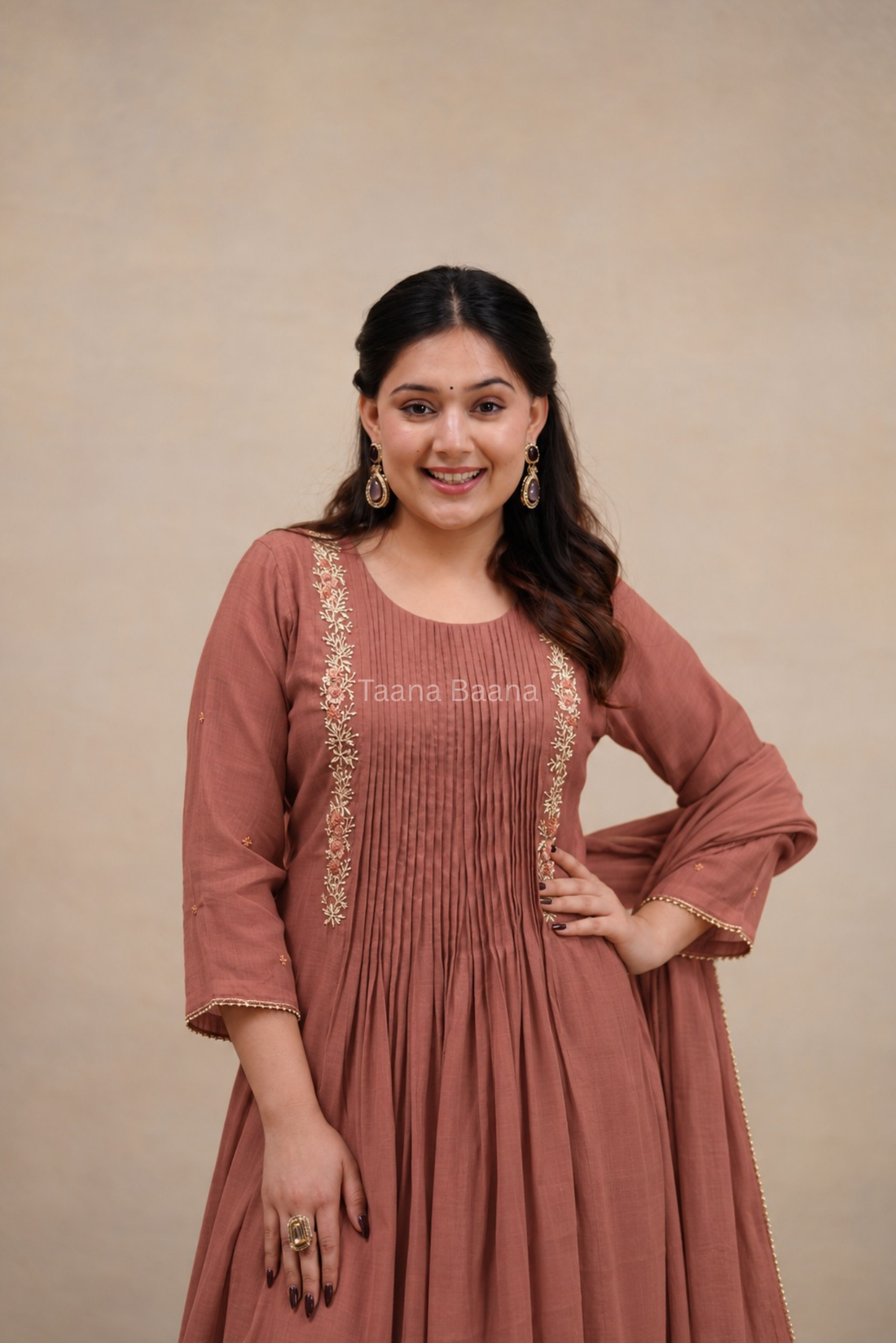 Anarkali Dupatta Set