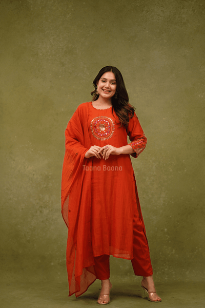 Dupatta Pant Set