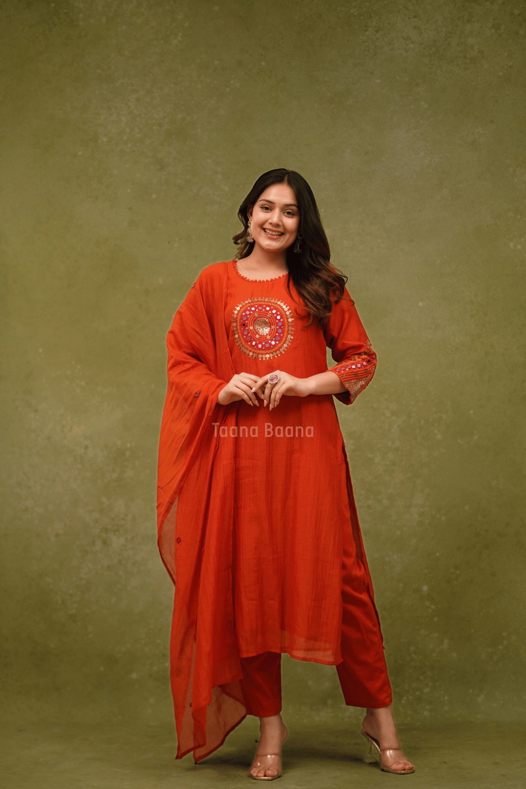 Dupatta Pant Set