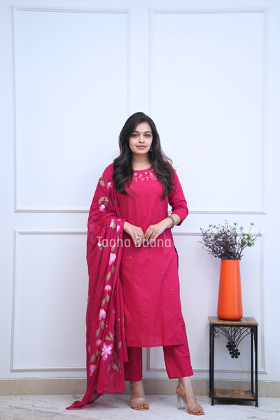 Dupatta Pant Set