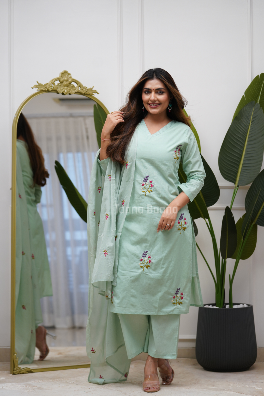 Dupatta Pant Set