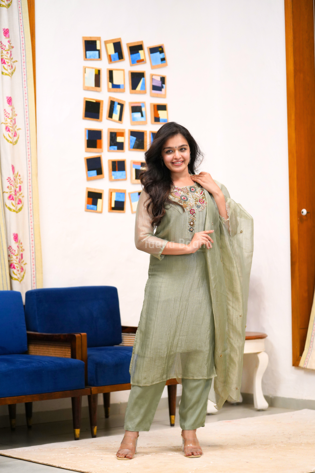 Dupatta Pant Set