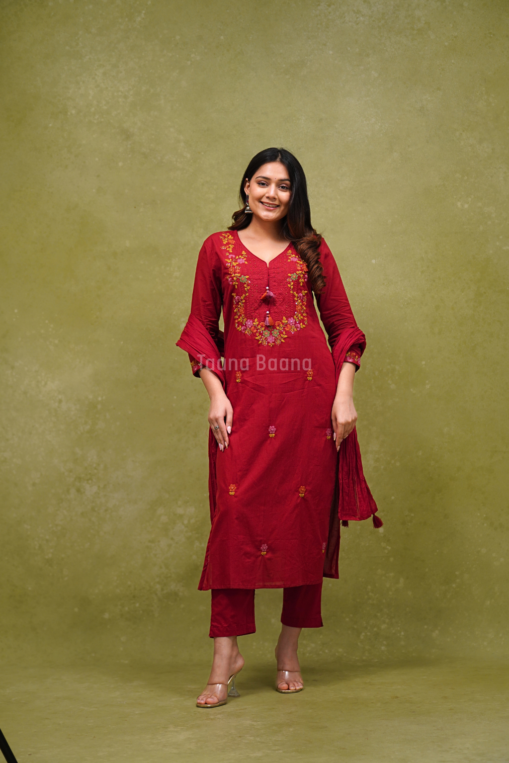 Dupatta Pant Set