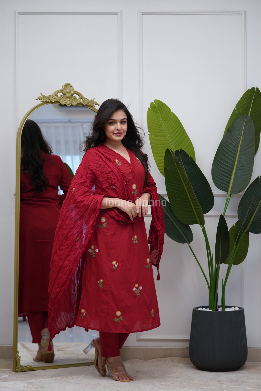 Dupatta Pant Set