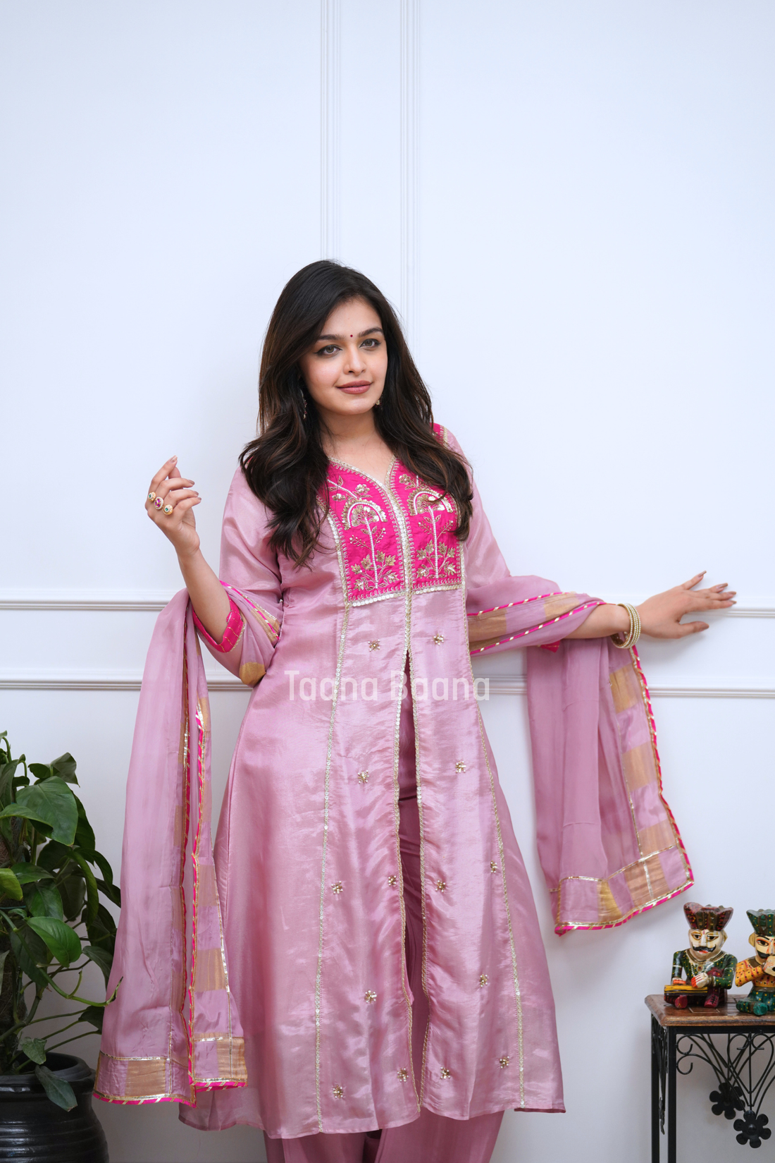 Dupatta Plazo Set