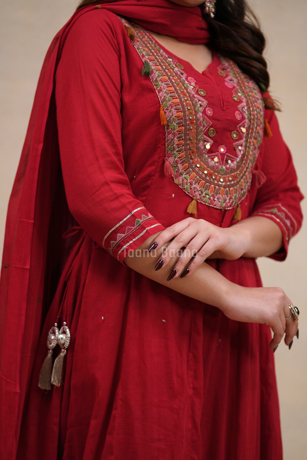 Anarkali Dupatta Set