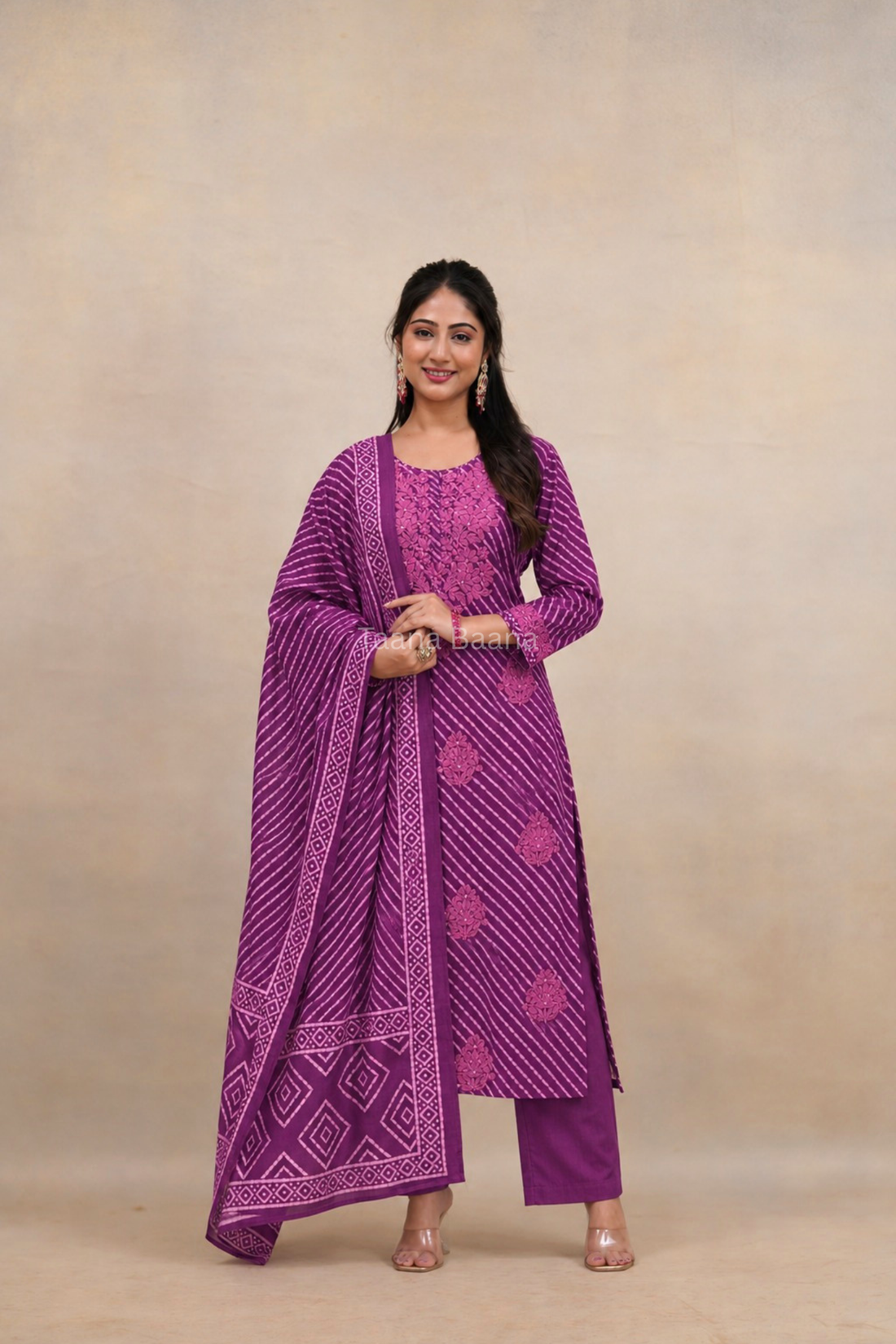 Dupatta Pant Set