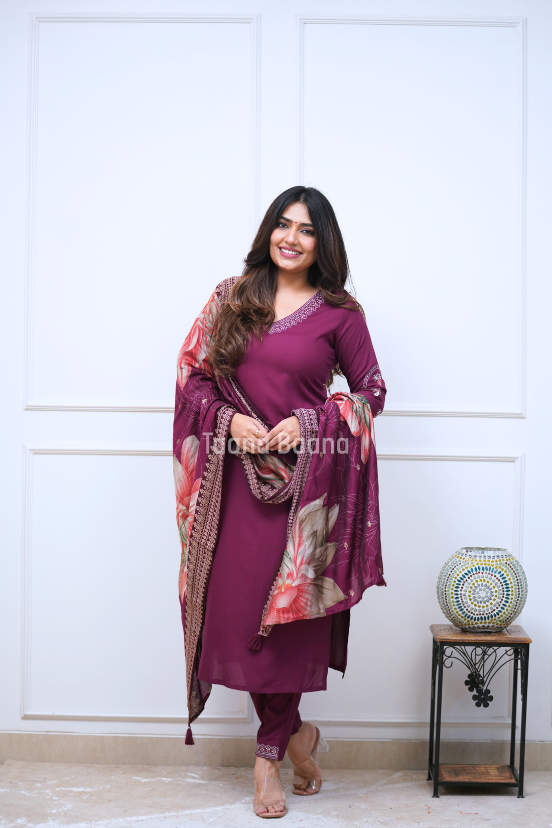 Dupatta Pant Set