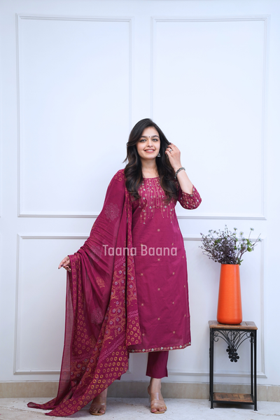 Dupatta Pant Set