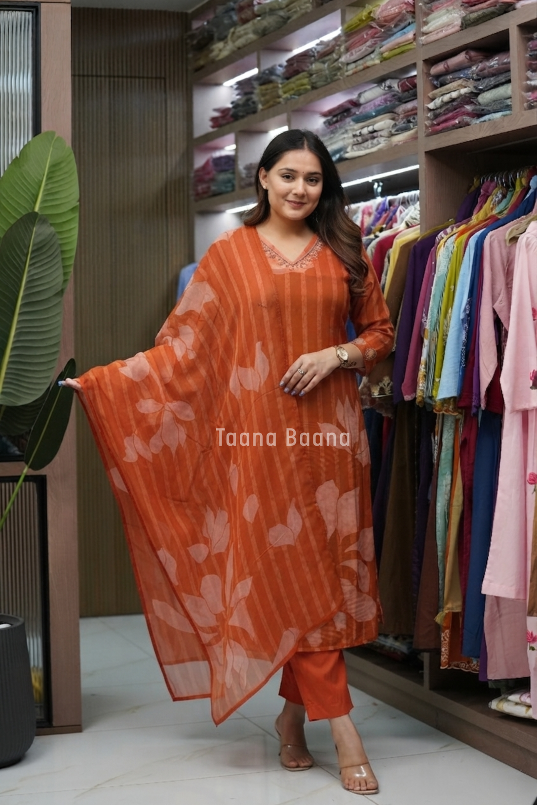 Dupatta Pant Set