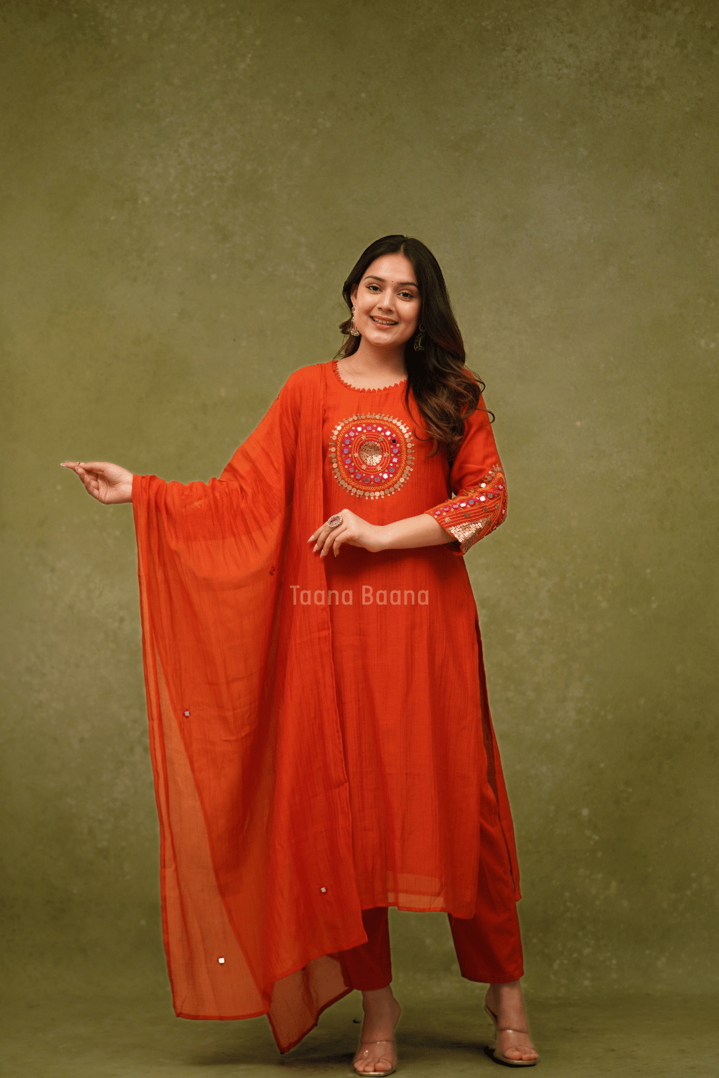 Dupatta Pant Set