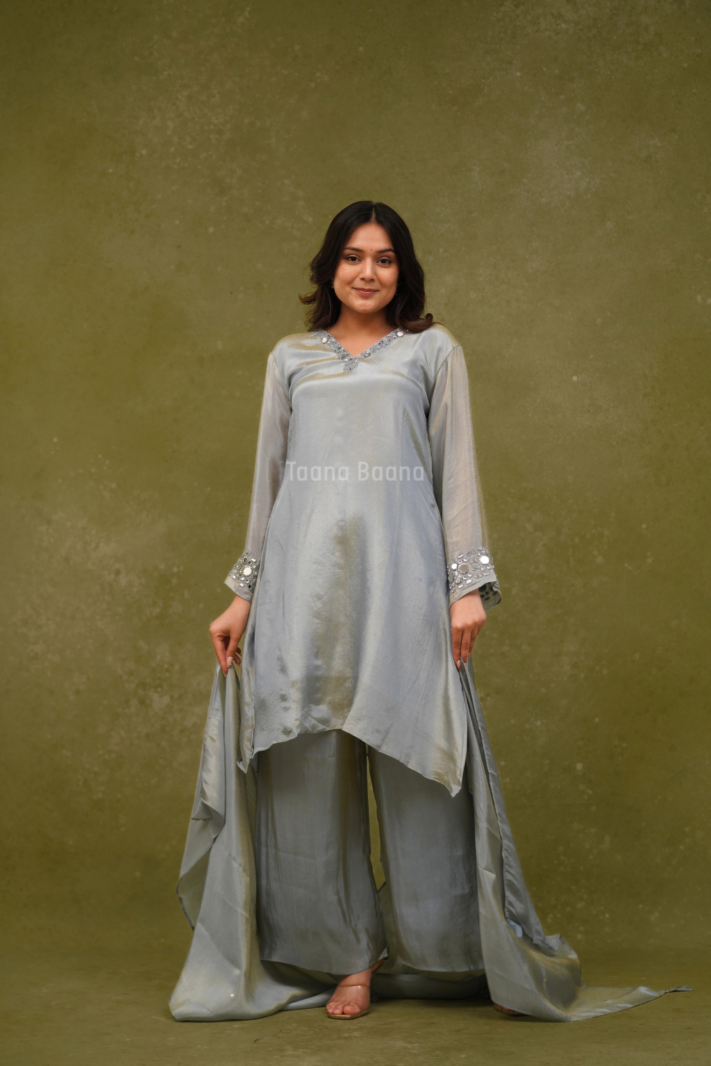 Dupatta Plazo Set