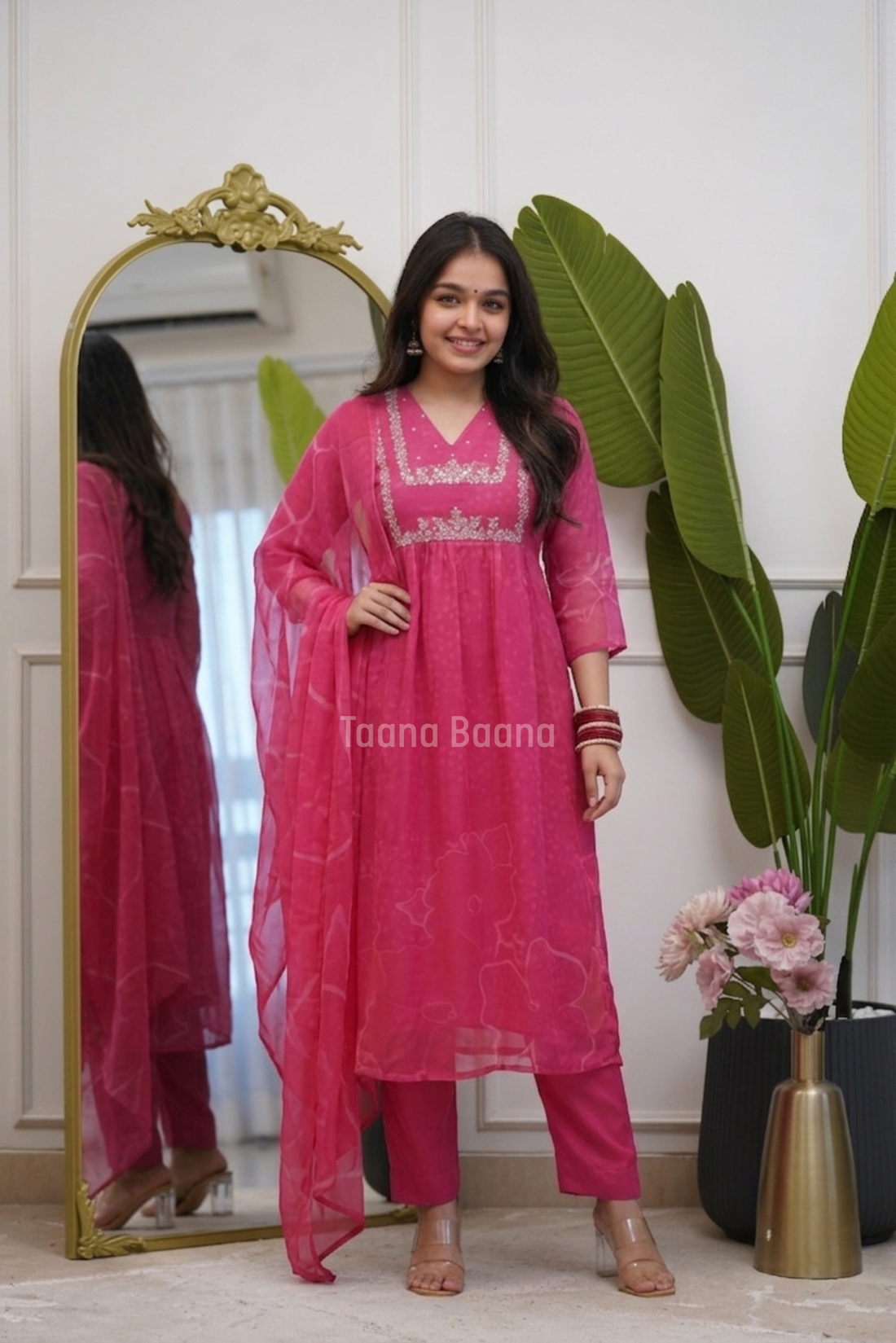 Dupatta Pant Set