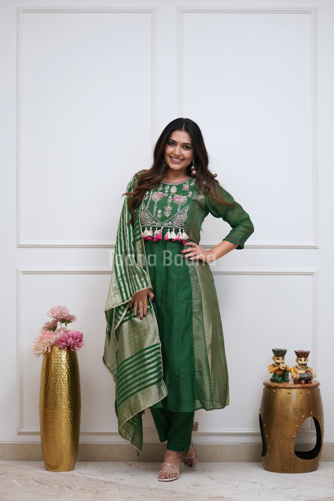 Dupatta Pant Set
